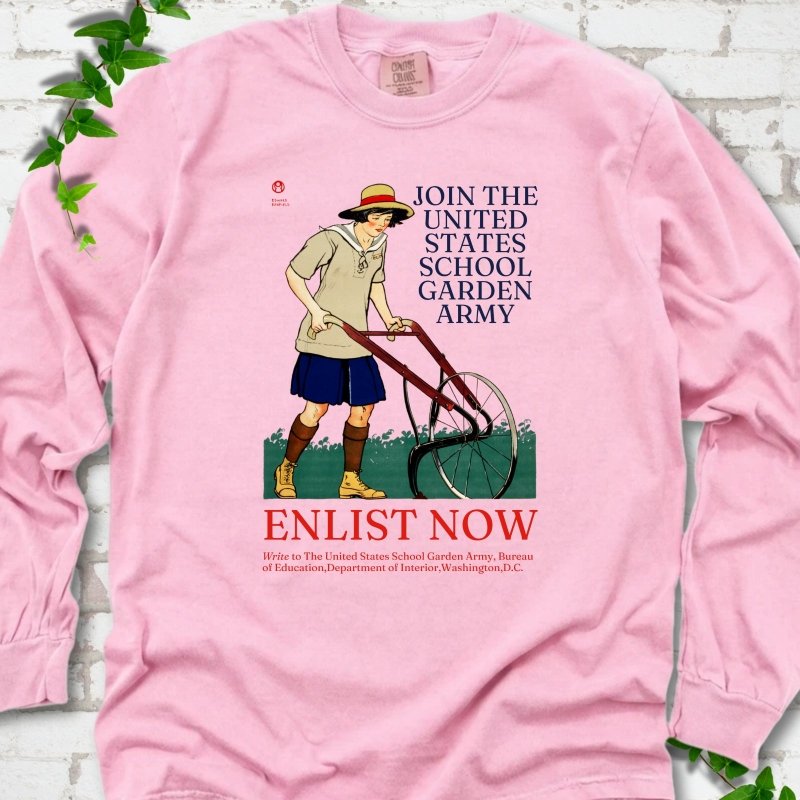 Vintage Garden Army LS T-Shirt