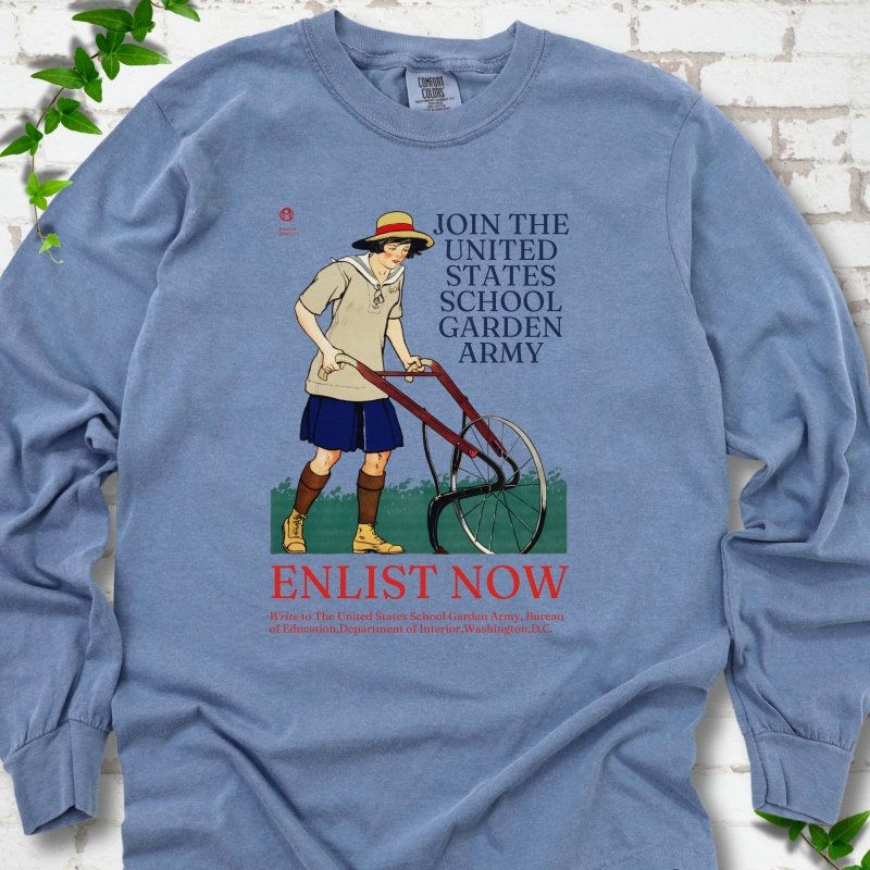 Vintage Garden Army LS T-Shirt