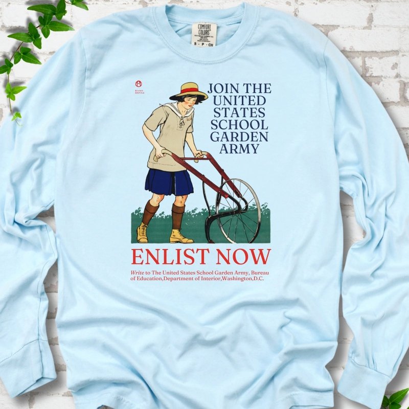 Vintage Garden Army LS T-Shirt