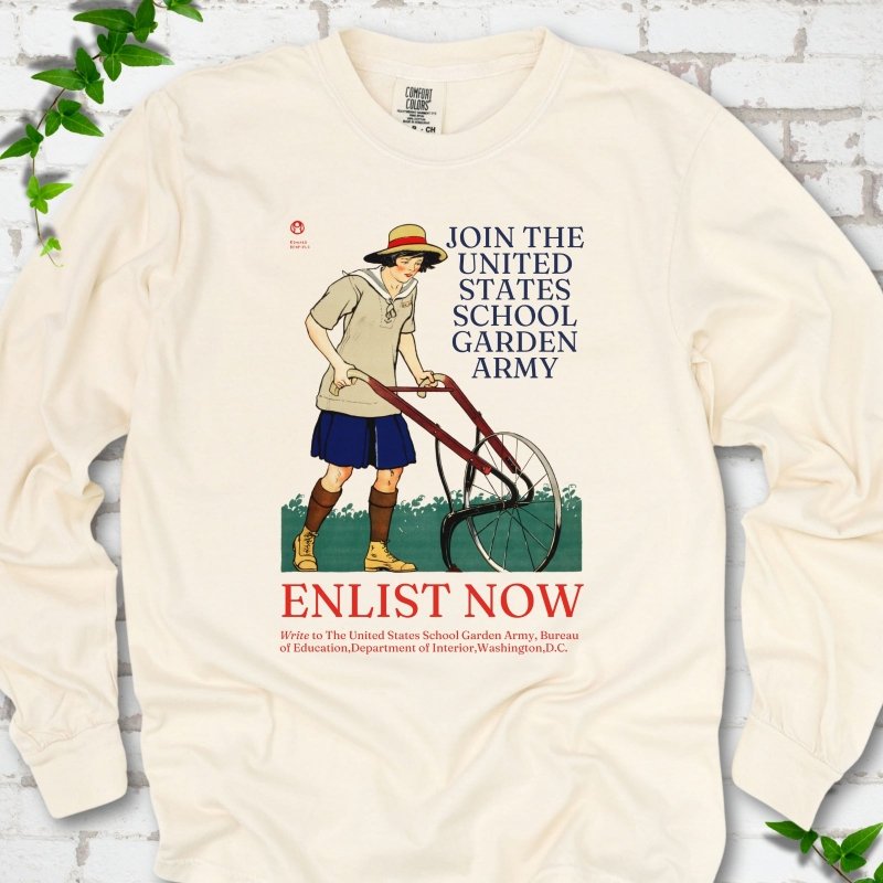 Vintage Garden Army LS T-Shirt