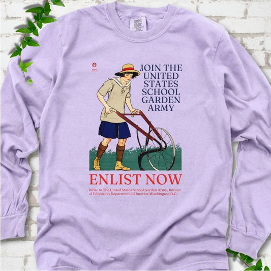 Vintage Garden Army LS T-Shirt