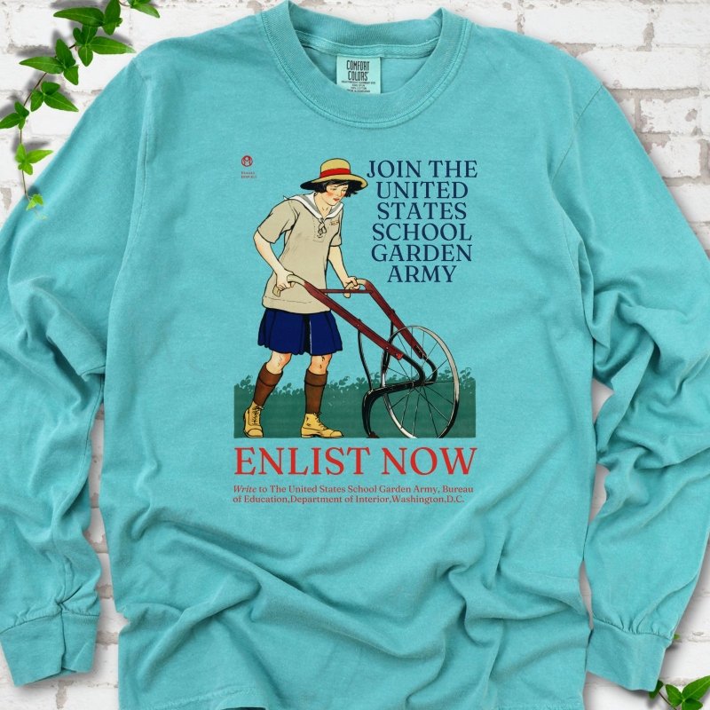 Vintage Garden Army LS T-Shirt