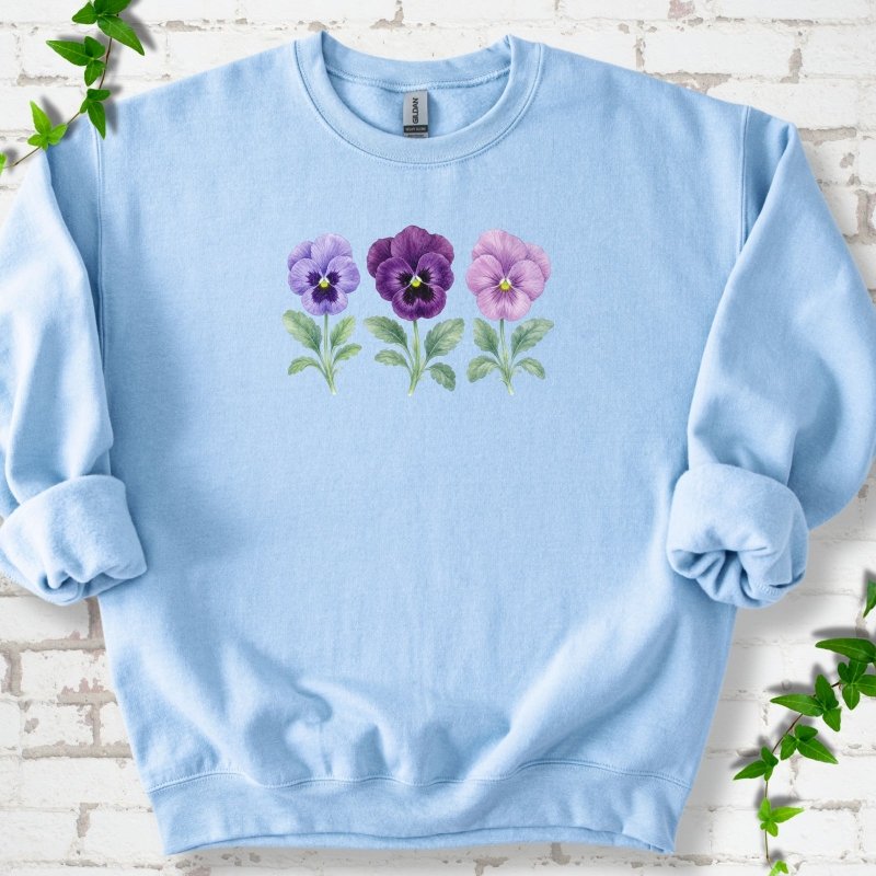 Vintage Pansies Sweatshirt