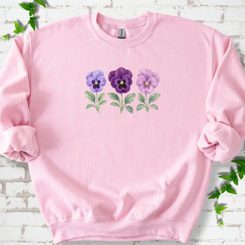 Vintage Pansies Sweatshirt
