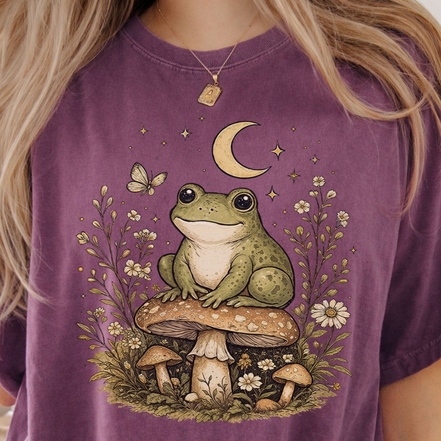 Witchy Frog Mushroom T-Shirt