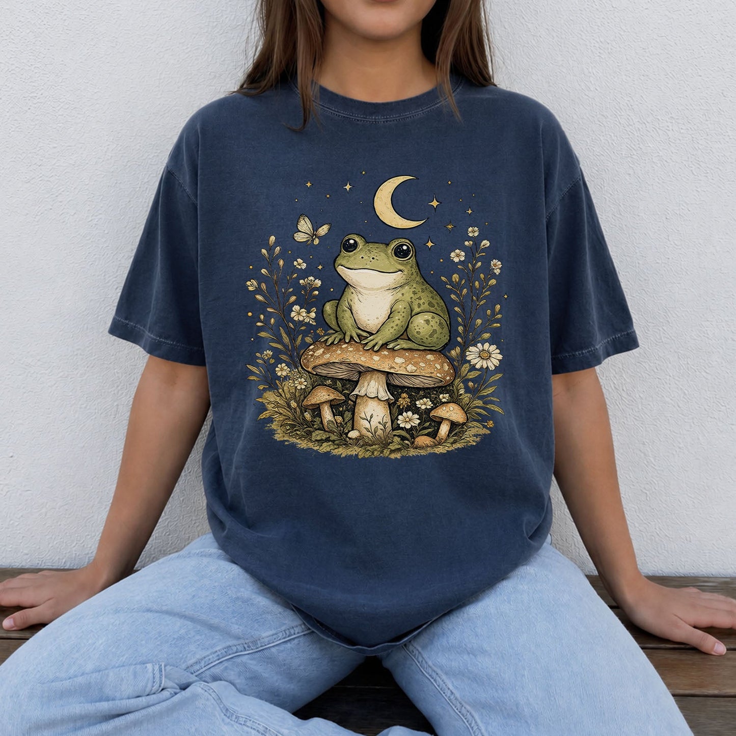 Witchy Frog Mushroom T-Shirt