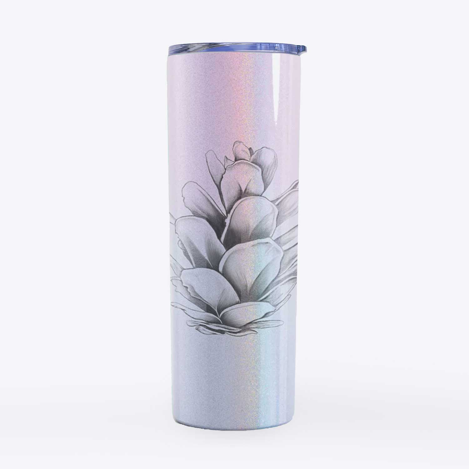 Tsuga heterophylla - Western Hemlock Pine Cone - 20oz Skinny Tumbler