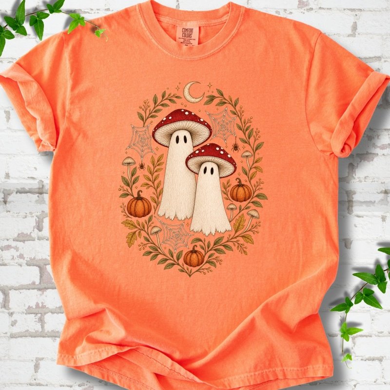 Whimsical Mushroom Ghosts T-Shirt