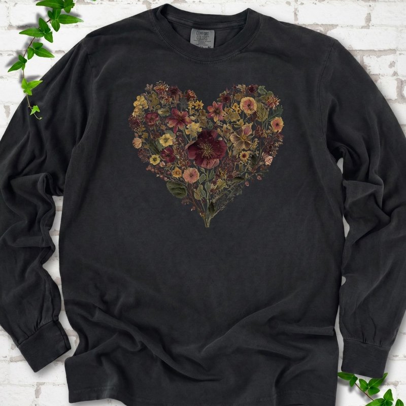 Wildflower Heart LS T-Shirt