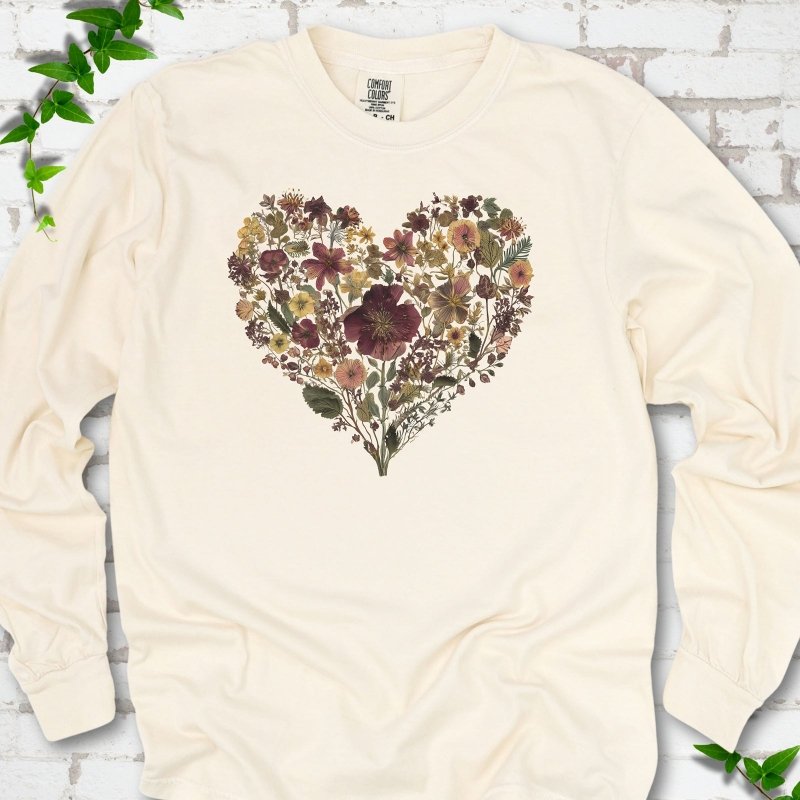 Wildflower Heart LS T-Shirt