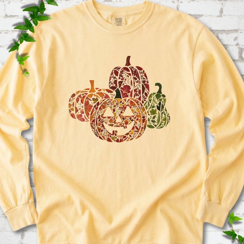 Wildflower Pumpkins LS T-Shirt