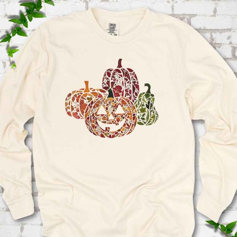 Wildflower Pumpkins LS T-Shirt