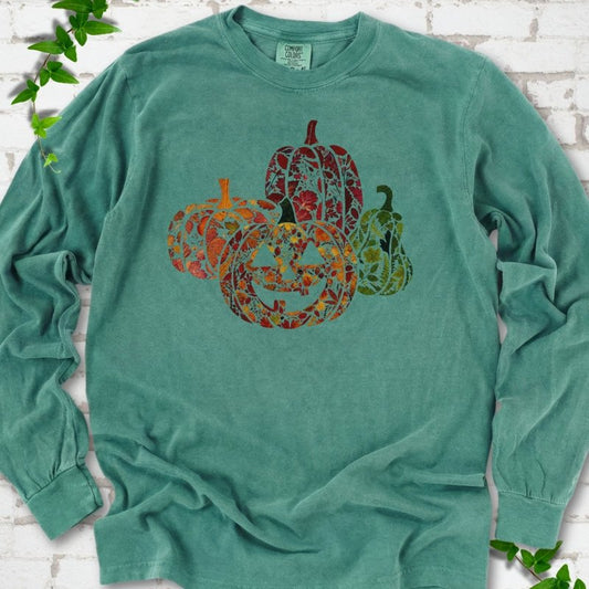 Wildflower Pumpkins LS T-Shirt
