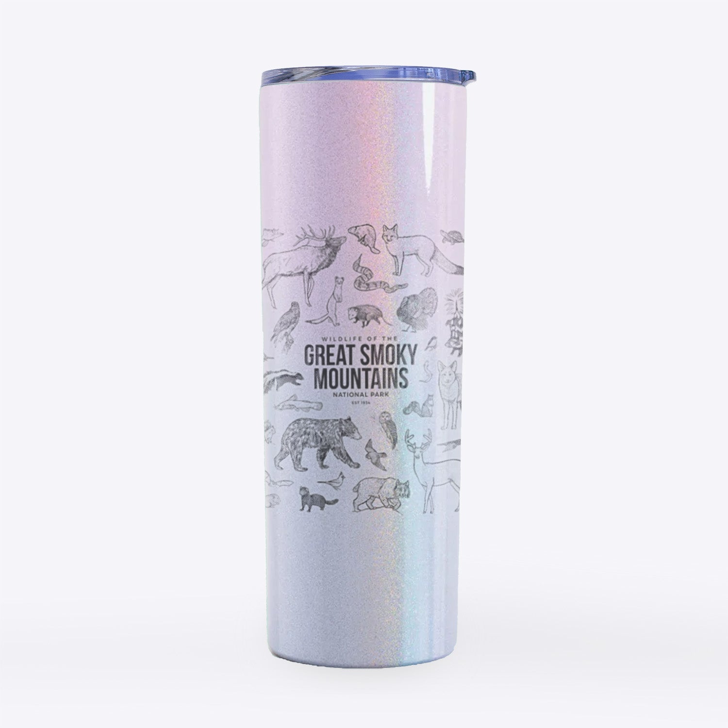 Wildlife of the Great Smoky Mountains National Park - 20oz Skinny Tumbler