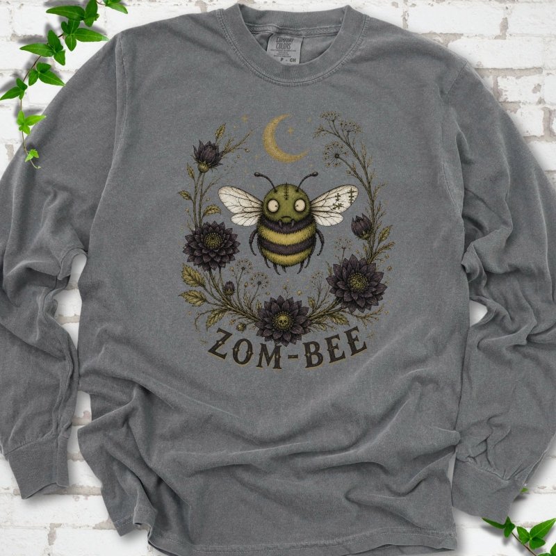 Zom-Bee Gothic Garden LS T-Shirt