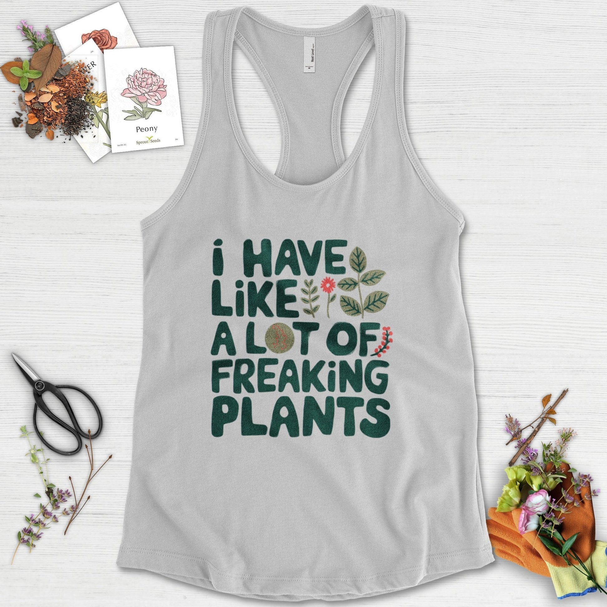 A Lot of Freaking Plants Racerback