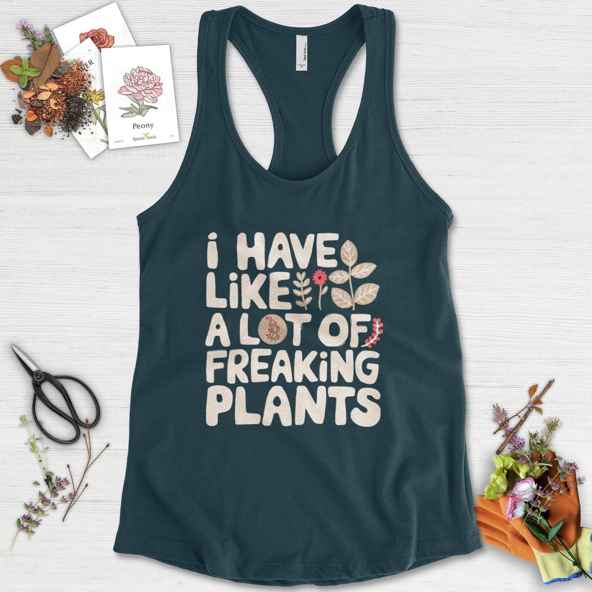 A Lot of Freaking Plants Racerback