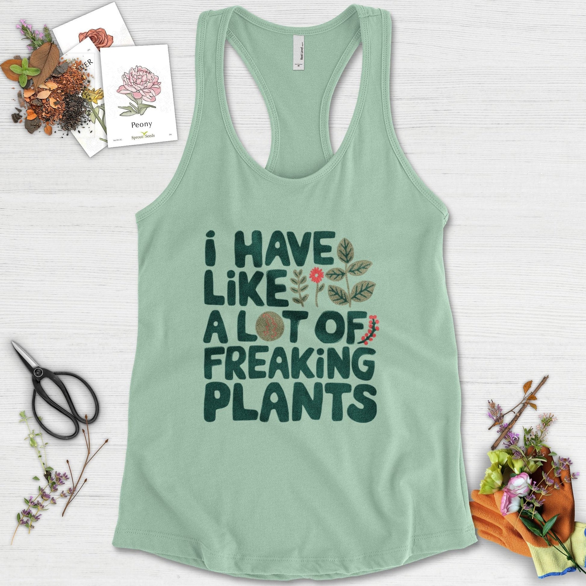 A Lot of Freaking Plants Racerback