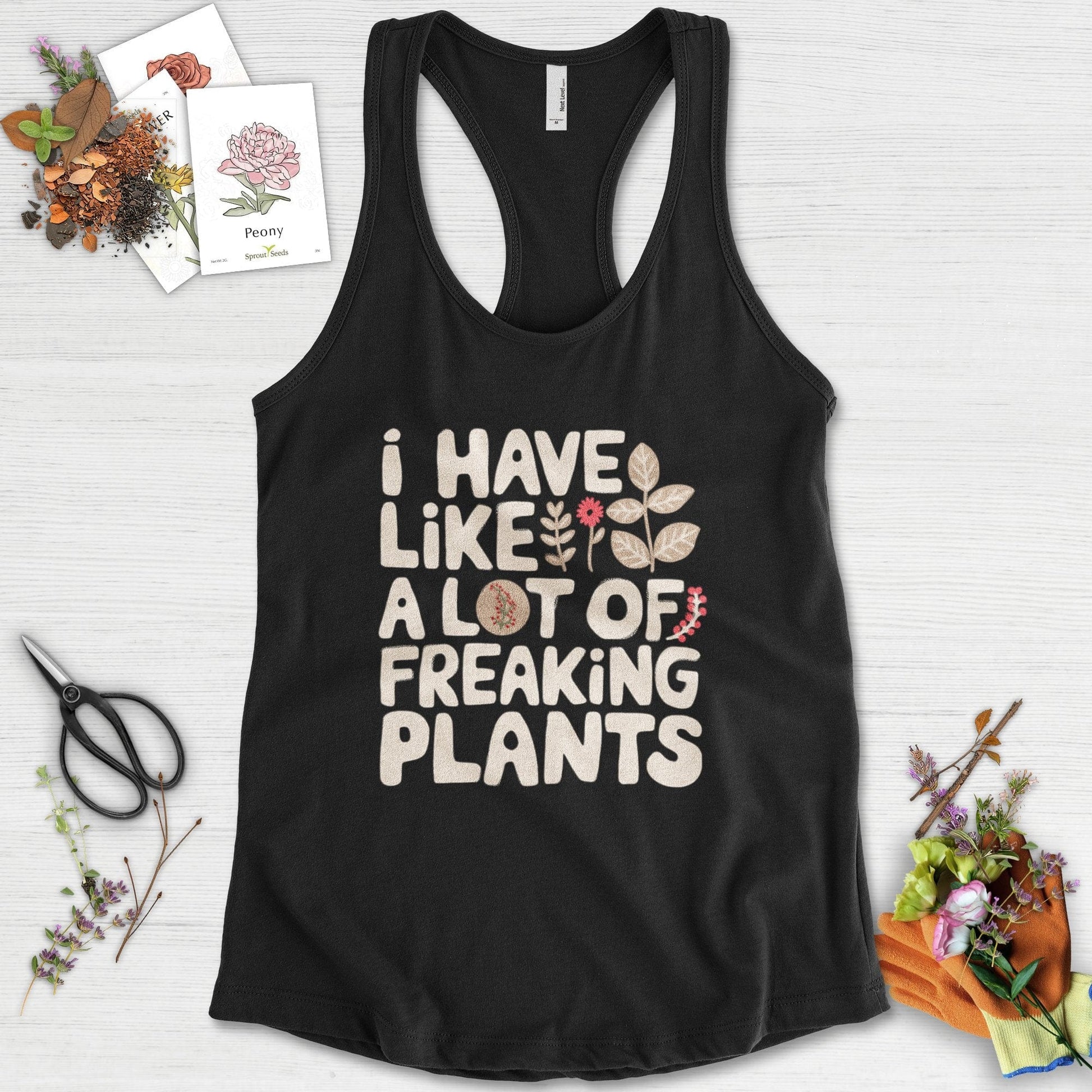 A Lot of Freaking Plants Racerback