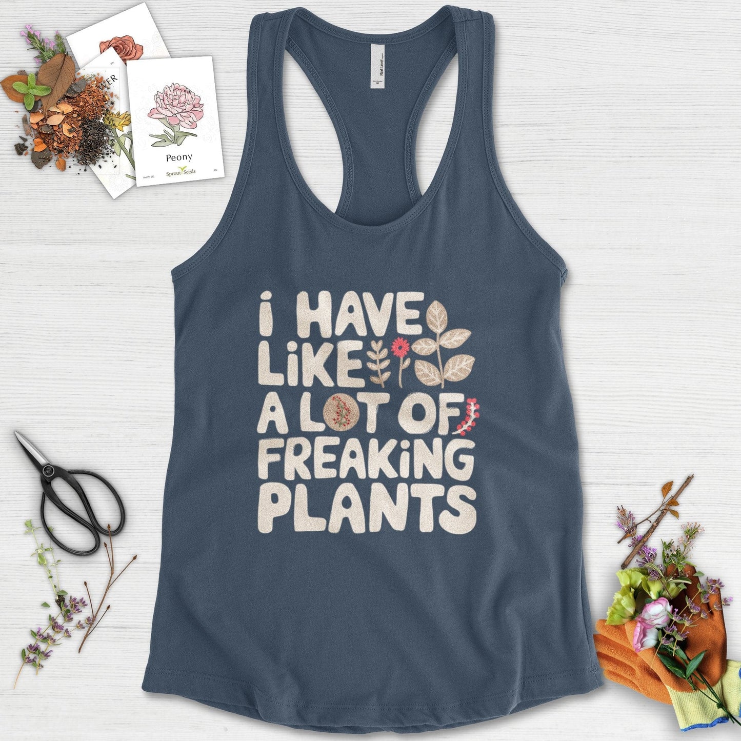 A Lot of Freaking Plants Racerback