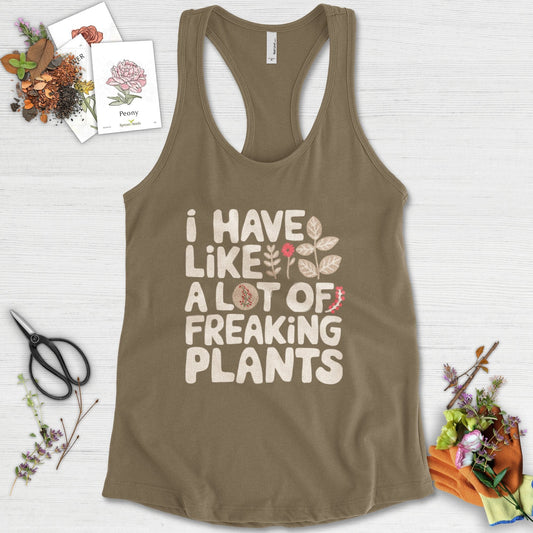 A Lot of Freaking Plants Racerback