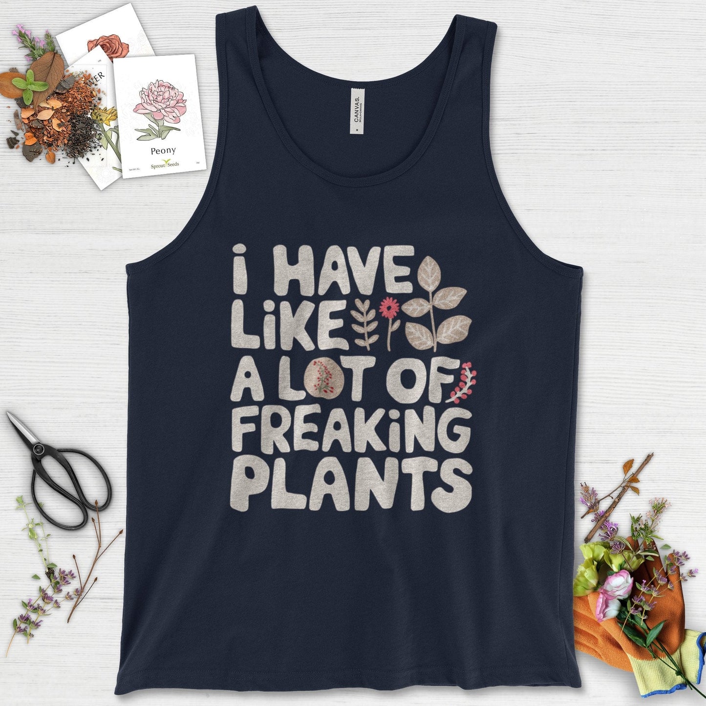 A Lot of Freaking Plants Tank Top