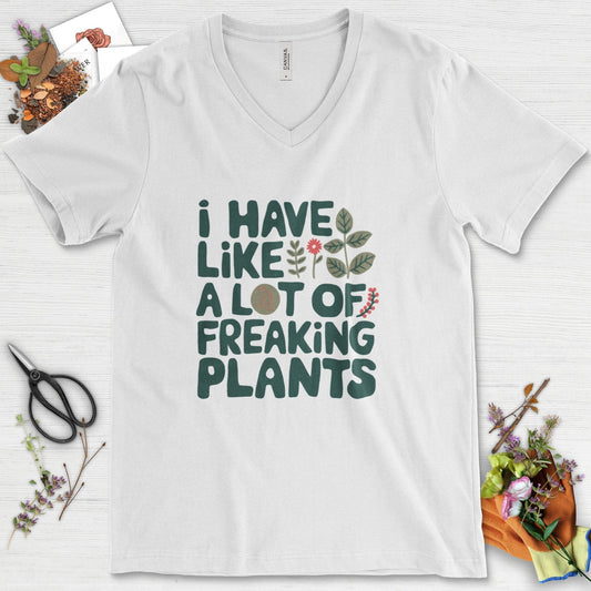 A Lot of Freaking Plants V-Neck