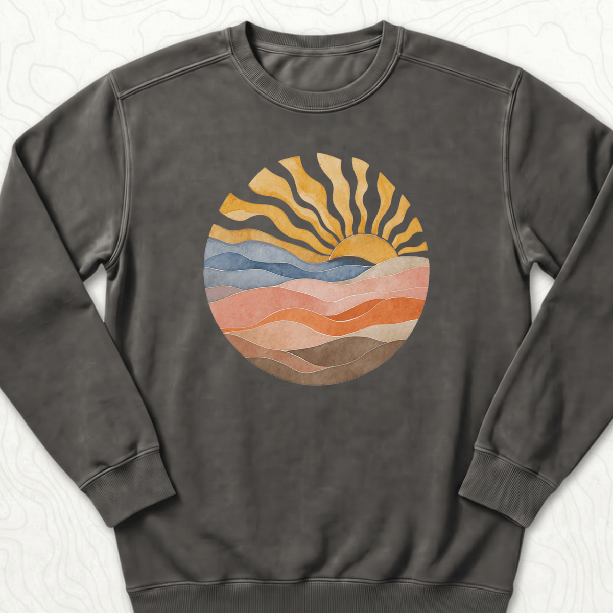 Abstract Sunrise Sweatshirt
