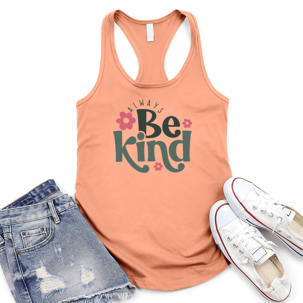 Always Be Kind Women's Racerback Tank Top