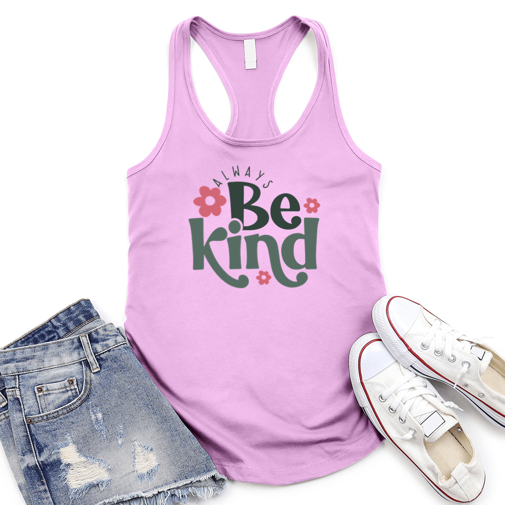 Always Be Kind Women's Racerback Tank Top