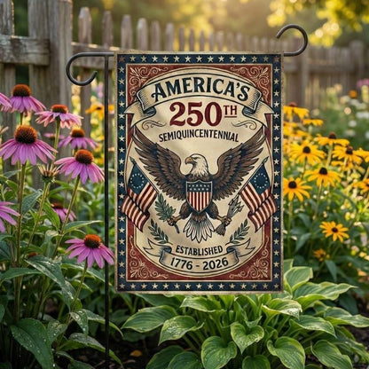 America 250th Semiquincentennial Garden Flag