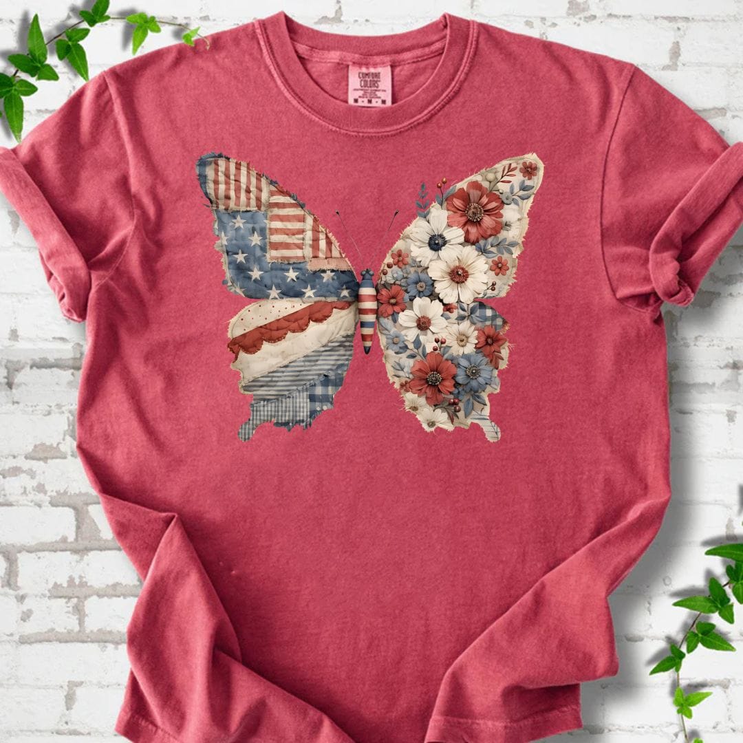 America Butterfly T-Shirt
