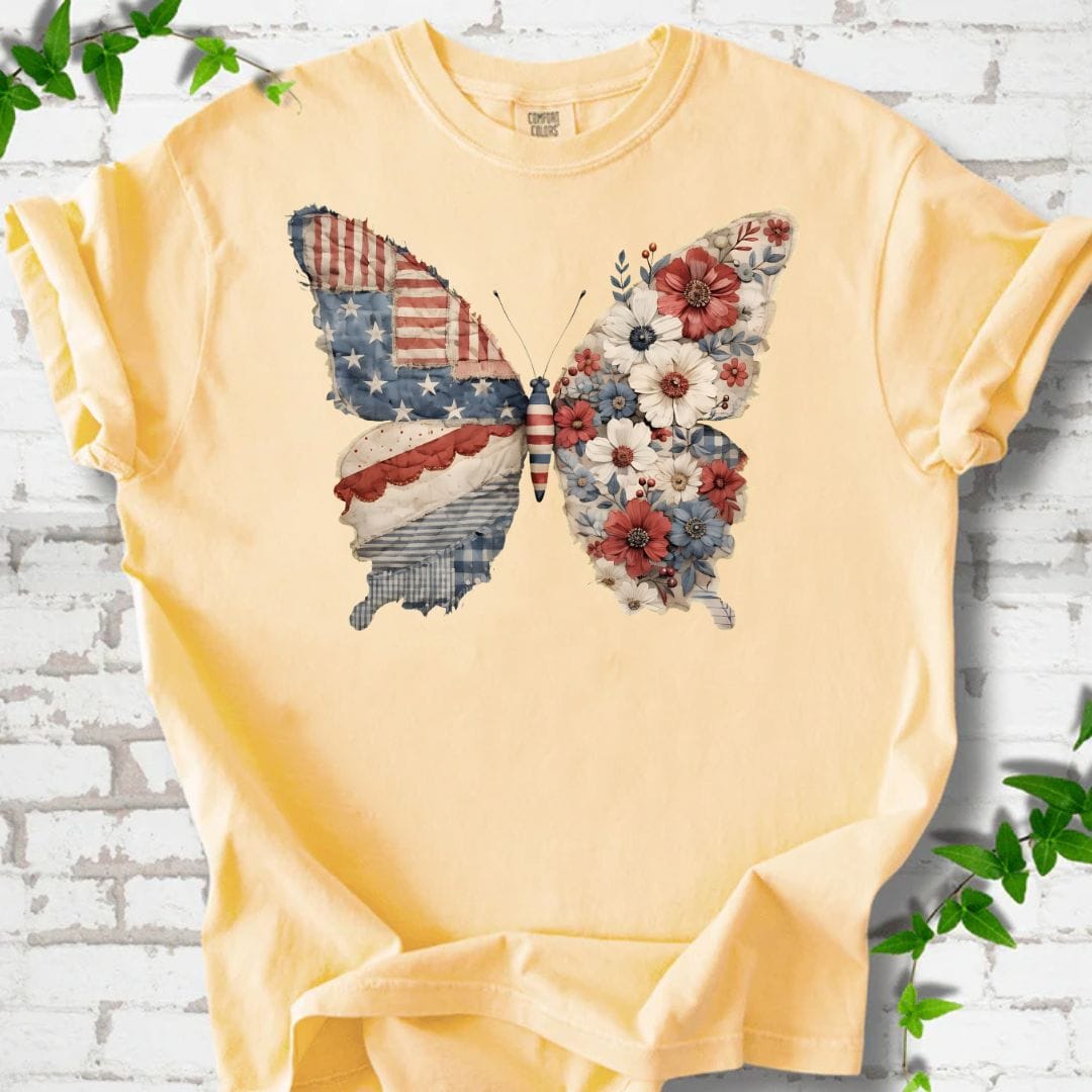 America Butterfly T-Shirt