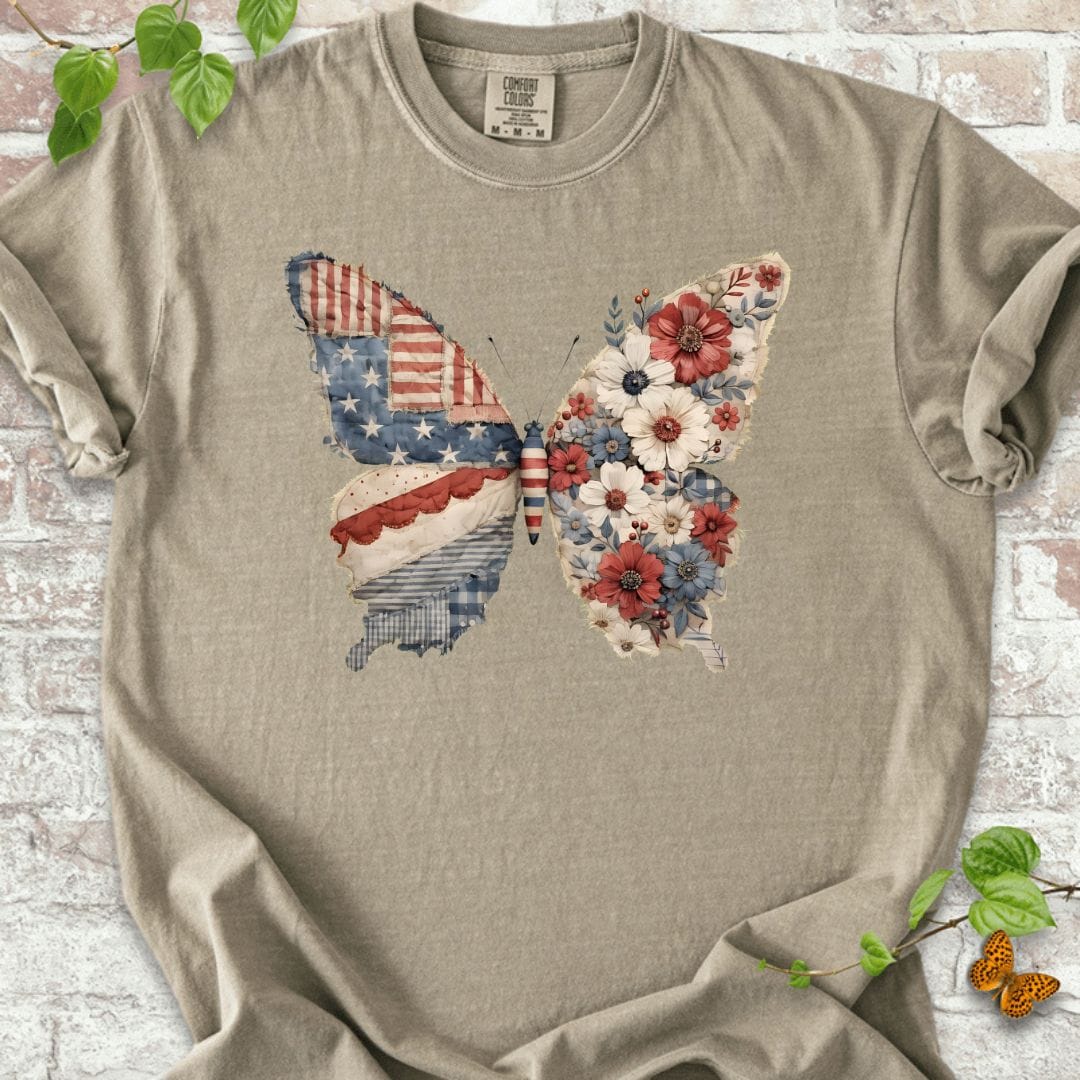 America Butterfly T-Shirt