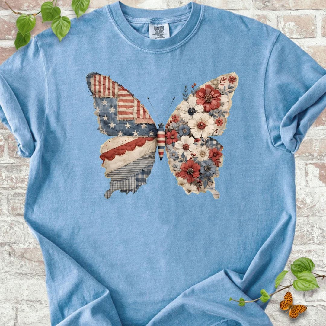 America Butterfly T-Shirt