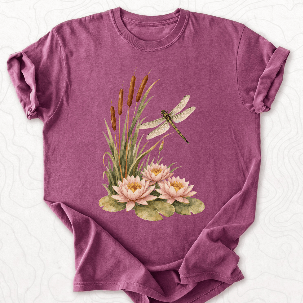 Dragonfly Lilies T-shirt