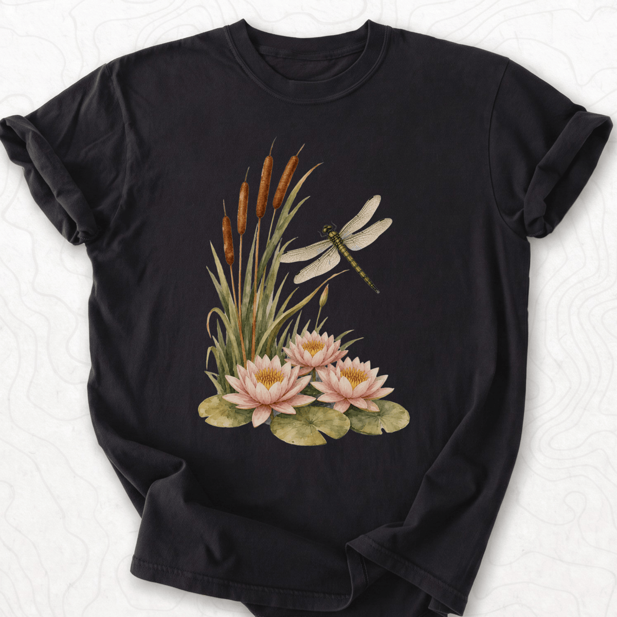 Dragonfly Lilies T-shirt