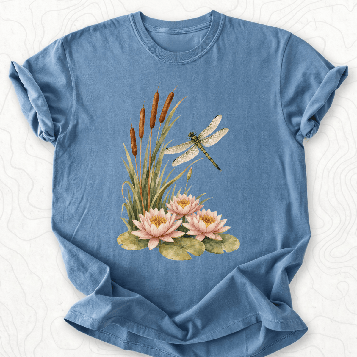 Dragonfly Lilies T-shirt