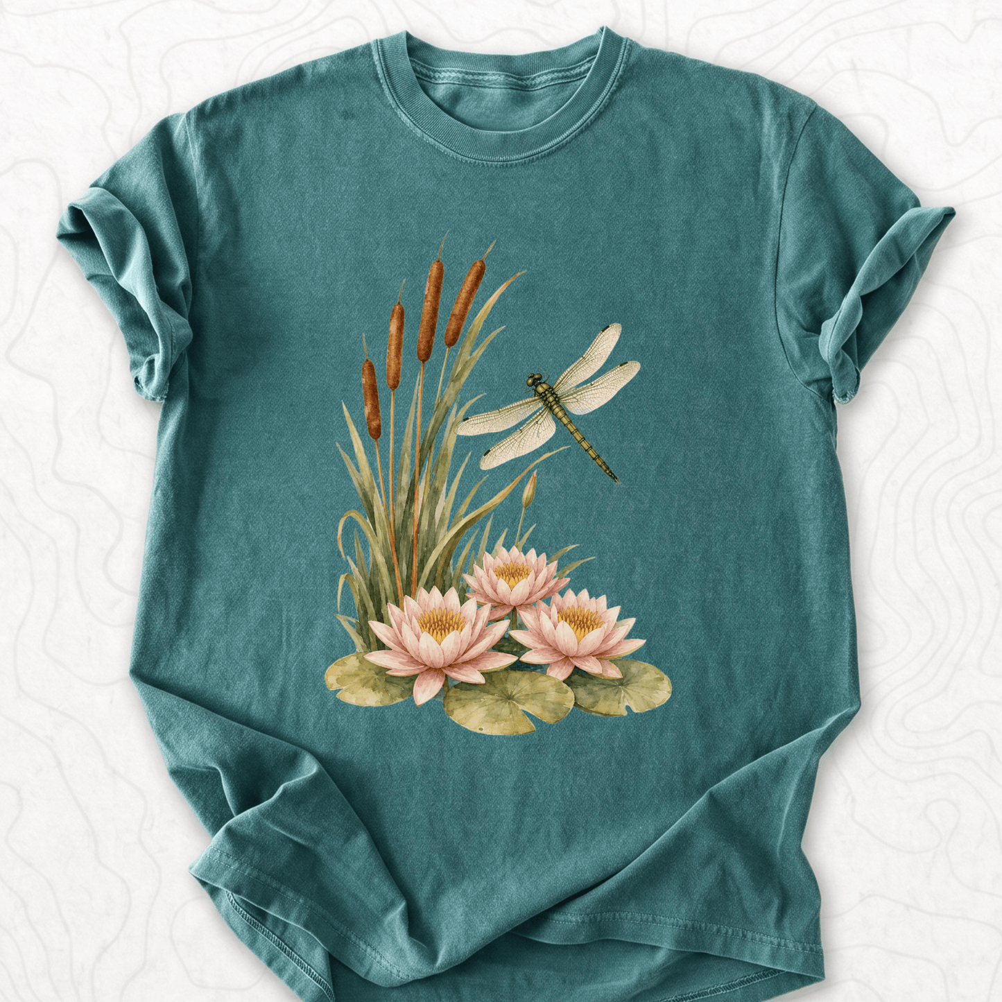 Dragonfly Lilies T-shirt