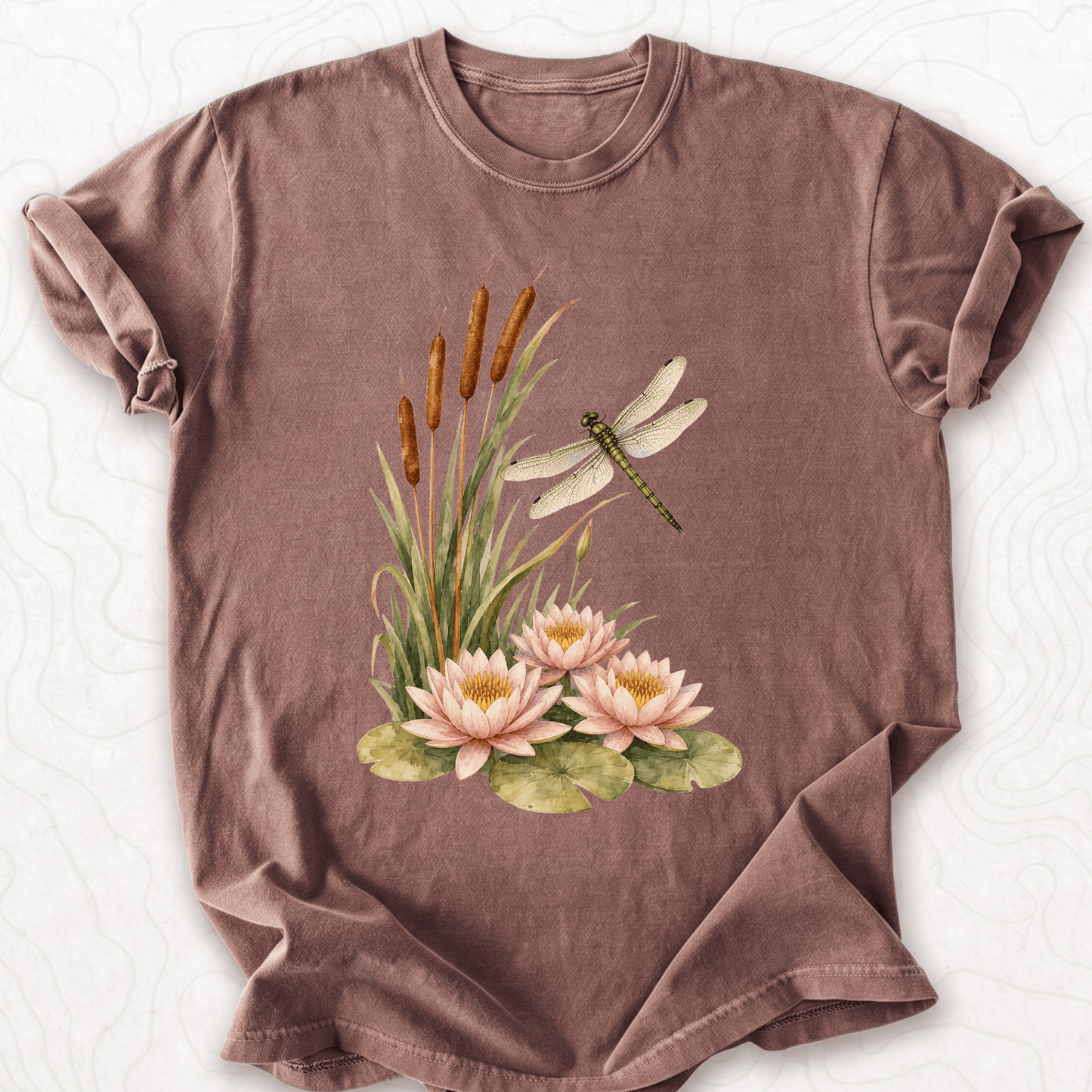 Dragonfly Lilies T-shirt