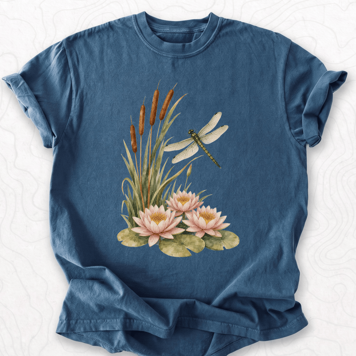Dragonfly Lilies T-shirt