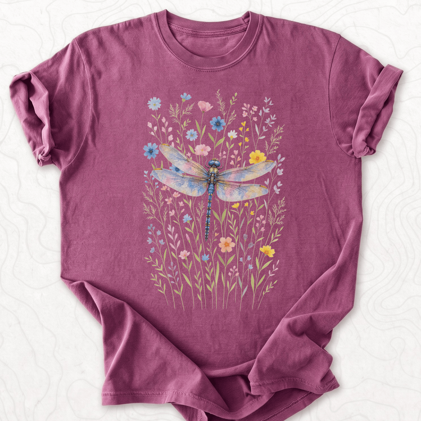 Dragonfly Wildflowers T-shirt