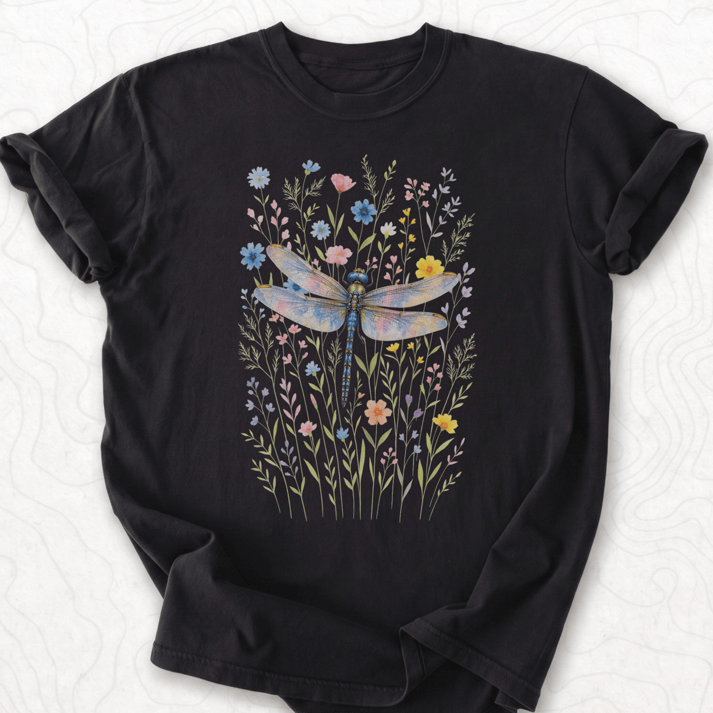 Dragonfly Wildflowers T-shirt
