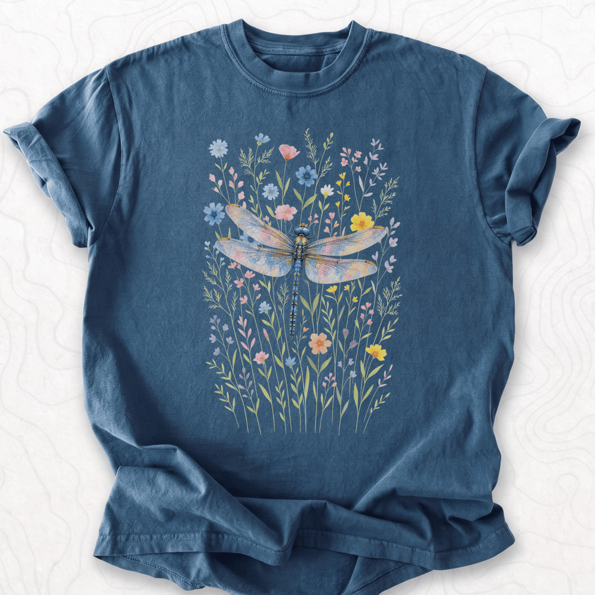 Dragonfly Wildflowers T-shirt
