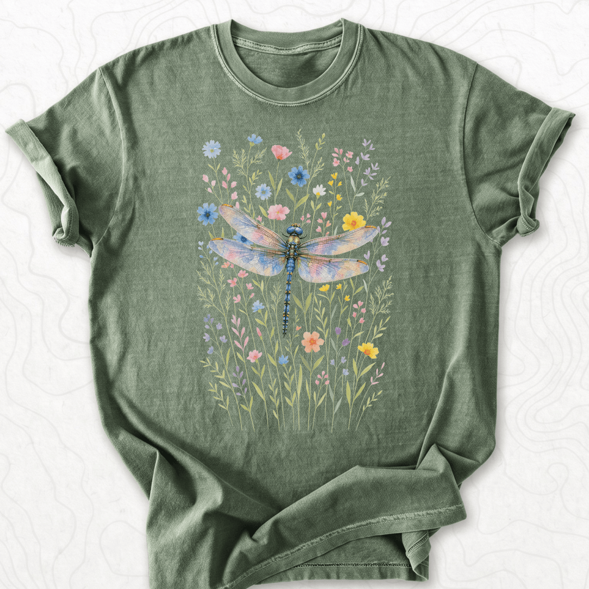Dragonfly Wildflowers T-shirt