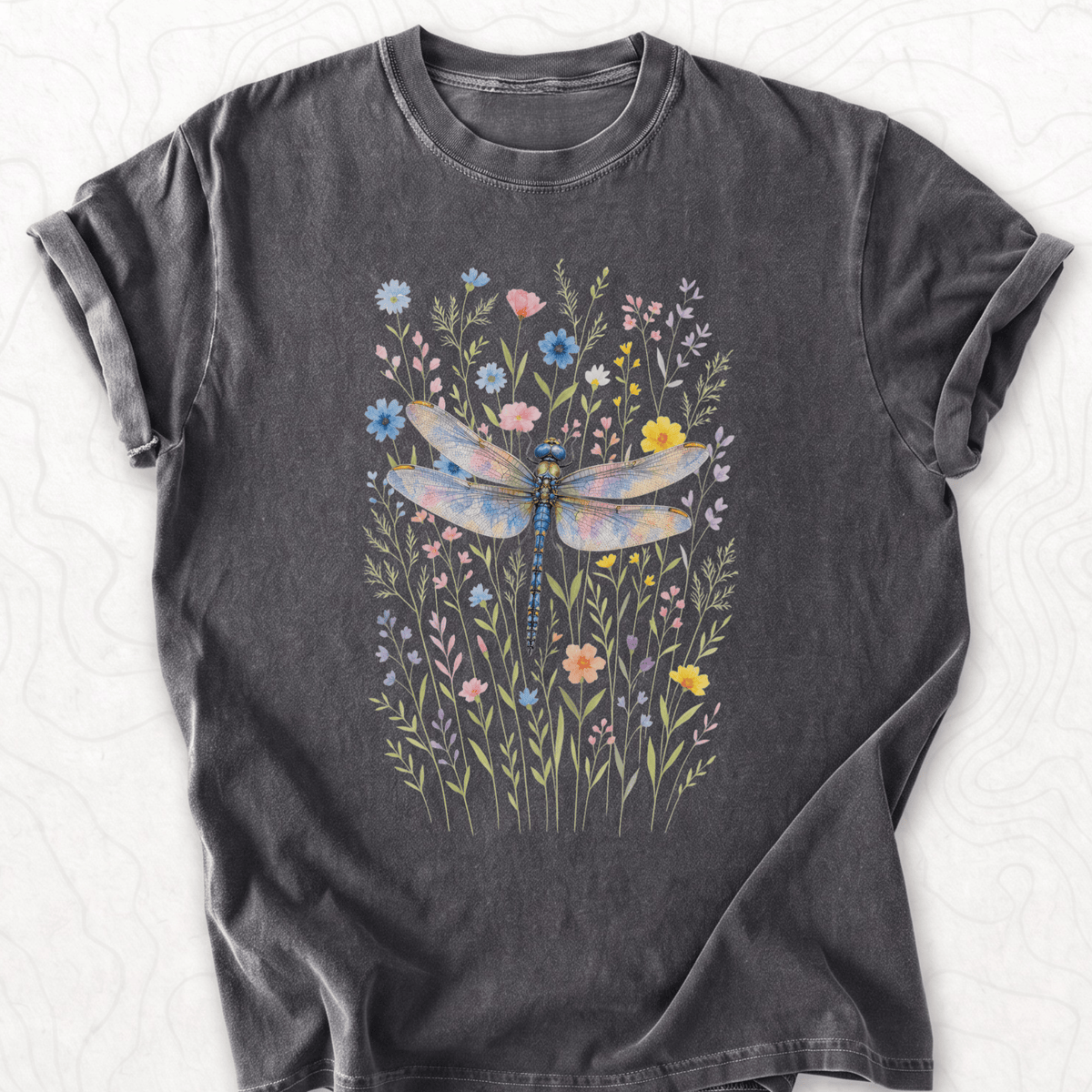 Dragonfly Wildflowers T-shirt