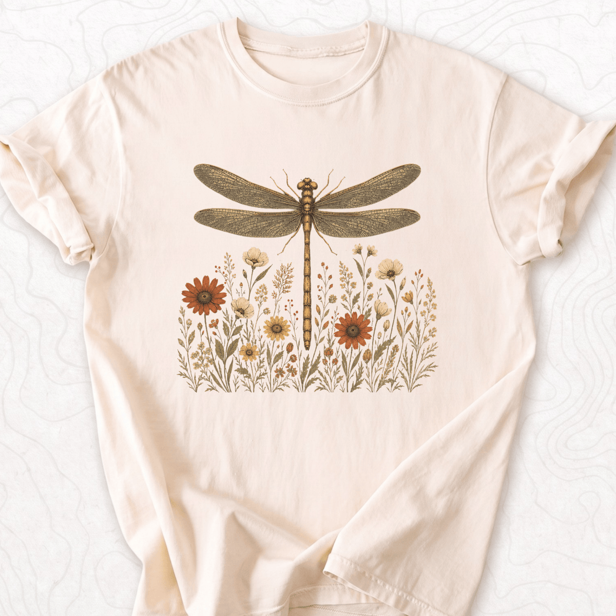 Dragonfly Wildflowers T-shirt