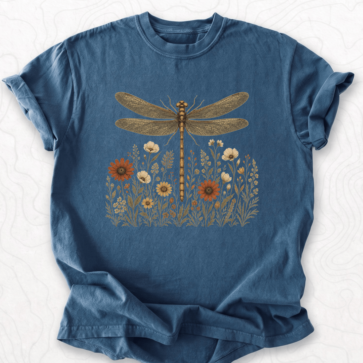 Dragonfly Wildflowers T-shirt