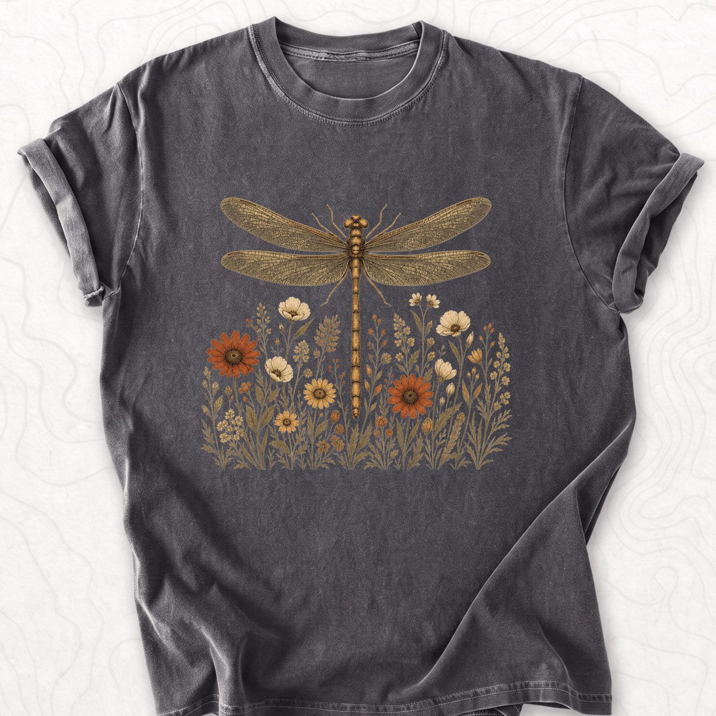 Dragonfly Wildflowers T-shirt