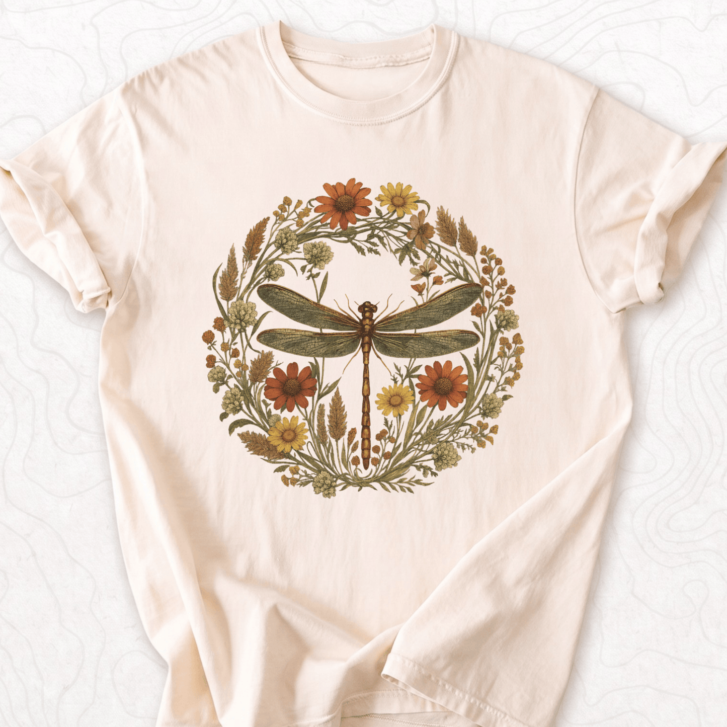 Dragonfly Wreath T-shirt